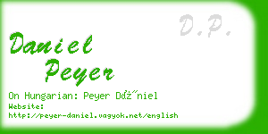 daniel peyer business card